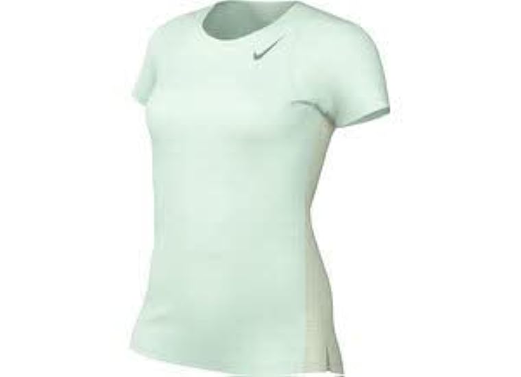 Nike W Dri-Fit Race - Maglia da donna a maniche corte, modello SS Barely Barely Green/Reflective Silver 109238675