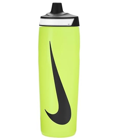 Nike Refuel Bottle 24 OZ Bottiglia Borraccia Sport BPA Free Ermetica (VOLT/BLACK/BLACK) 363039259