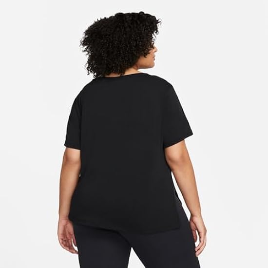 Nike Yoga Dri-FIT - Maglietta a maniche corte da donna taglie forti 400159604