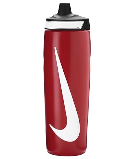 Nike Refuel Bottle 24 OZ Bottiglia Borraccia Sport BPA Free Ermetica (UNIVERSITY RED/BLACK/WHITE) 108526789