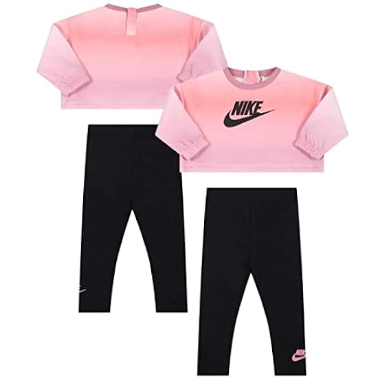 Nike Tuta baby girocollo felpata con legging 0-24 mesi (24 mesi) 778364536
