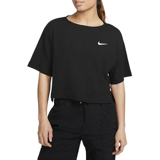 Nike Sportswear - Camicia in jersey a costine da donna 
