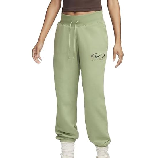 Nike W NSW Phnx FLC HR OS Pant PRNT Pantaloni Donna 958