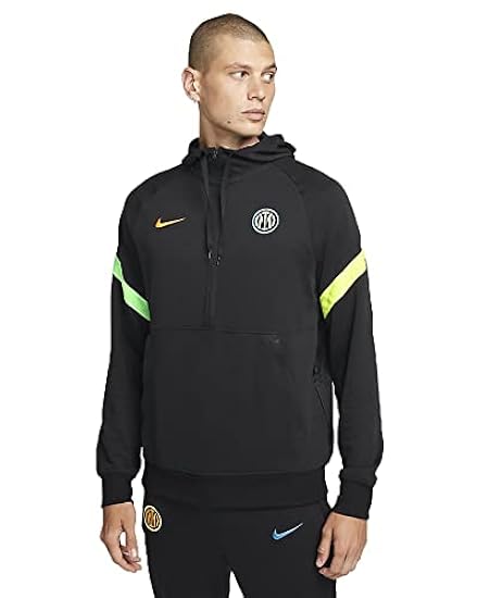Nike 2021-2022 Inter CL Travel Fleece Hoody (Black) 016155370