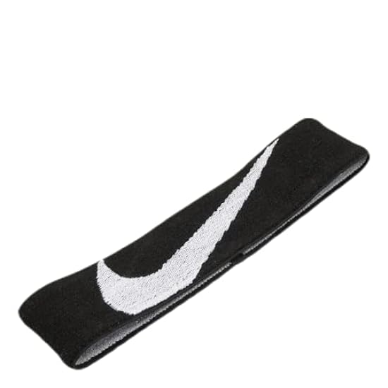 Nike Logo Knit, Fascia per Capelli Unisex Adulto, Nero/Bianco, Taglia Unica 503933345