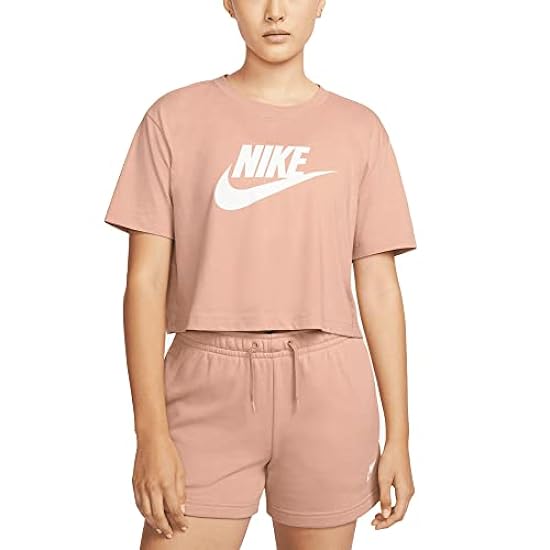 Nike Top da Donna Sportswear Essential Rosa Taglia XS c