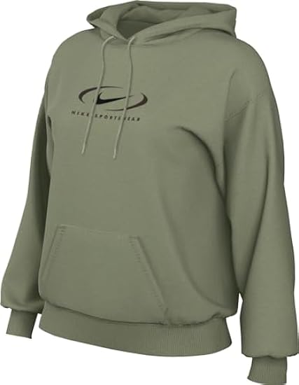 Nike W NSW FLC OS Po HDY Swsh Top Donna 640430584