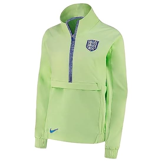 Nike 2022-2023 England Quarter Zip Football Jacket (Lad
