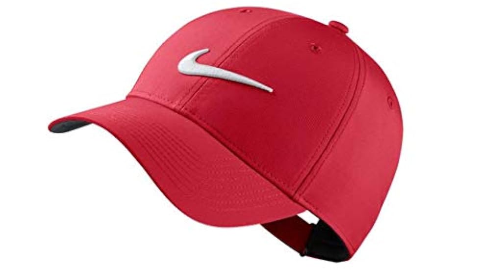 NIKE Legacy 91 Performance Golf Cap Adjustable Red/Whit