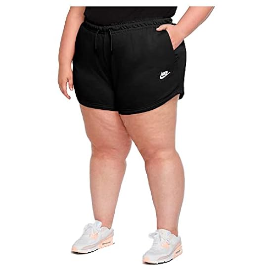 Nike W NSW Essntl FLC Short Plus Pantaloncini Donna 859
