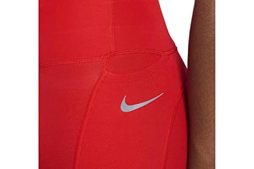 Nike Nik-cz9238-673 Leggings, Rosso Cile (Argento Riflettente), S Donna 823328906