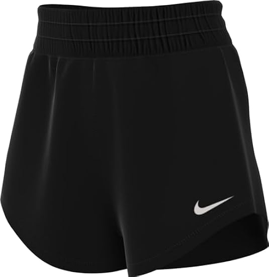Nike - W Nk One DF HR 3in Br Short, Pantaloni Sportivi 