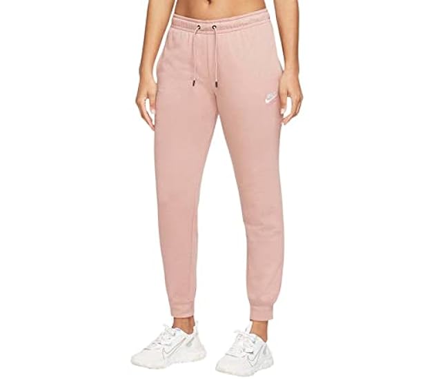 Nike Pantalone da Donna Essentials Regular Fleece Rosa 