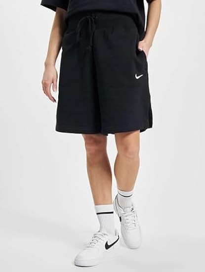 Nike - W NSW Phnx FLC HR Shrt Baller, Pantaloncini Donn