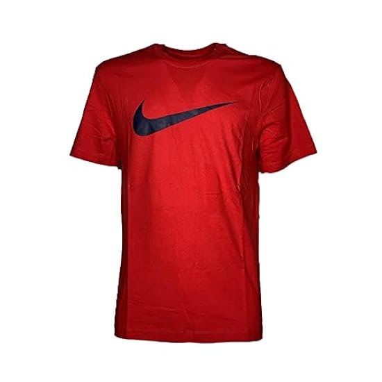 Nike T-Shirt Uomo Rossa MNSW Tee Icon Swoosh 763588961