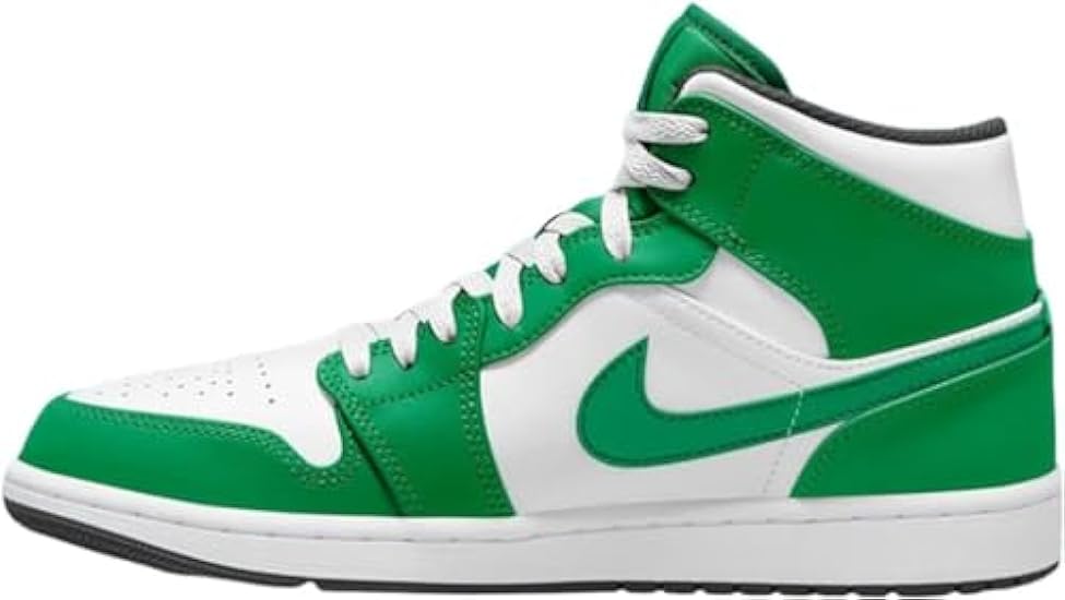 Nike Air Jordan 1 Mid Sneaker Verde da Ragazzo DQ8423-3