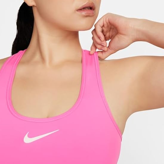 Nike Women´s Bra W Nk DF Swsh HGH SPT Bra, Playful Pink/Playful Pink/White, DX6815-675, 4XA-B 739534341