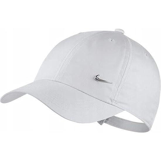 Nike Cappello unisex per adulti, con Swoosh CI2653 100, bianco, bianco, Etichettalia unica 379302166
