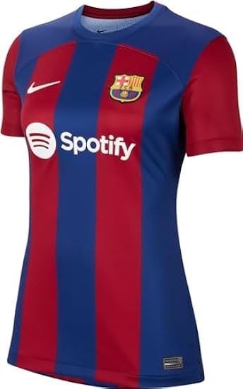 Barcelona FC FCB W Nk DF Stad JSY SS HM T-Shirt Donna 744355042