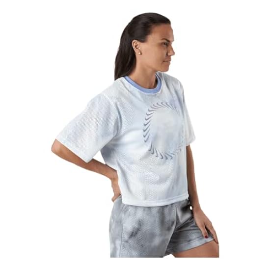 Nike W NSW ICN Clsh SS Top Mesh AOP T-Shirt Donna 517281433
