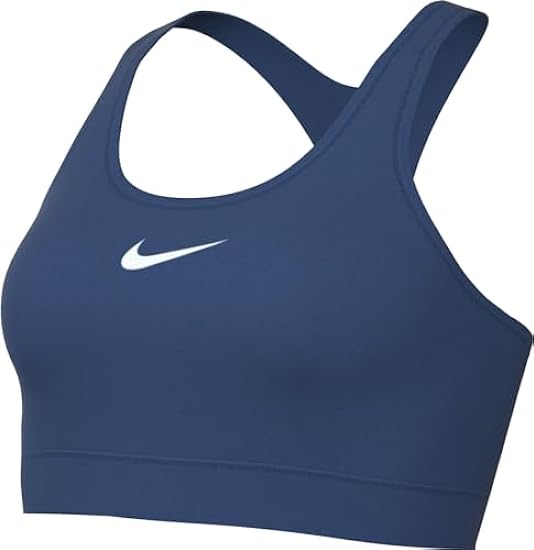 Nike Women´s Bra W Nk Swsh Med SPT Bra, Short Blu/