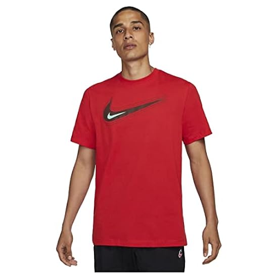 Nike t-Shirt Swoosh Uomo T-Shirt M/C Rosso S 280950233