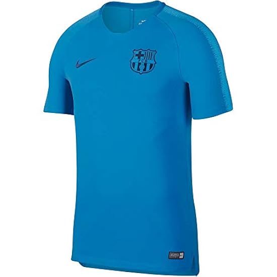 Nike FC Barcelona Breathe Squad Top Short-Sleeve T-Shirt Uomo 878992238