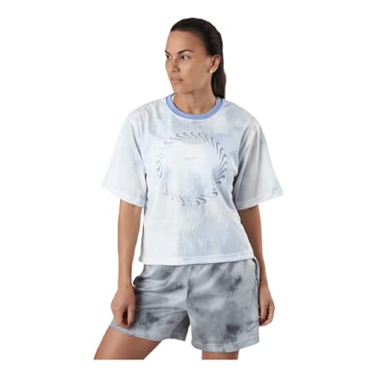Nike W NSW ICN Clsh SS Top Mesh AOP T-Shirt Donna 51728