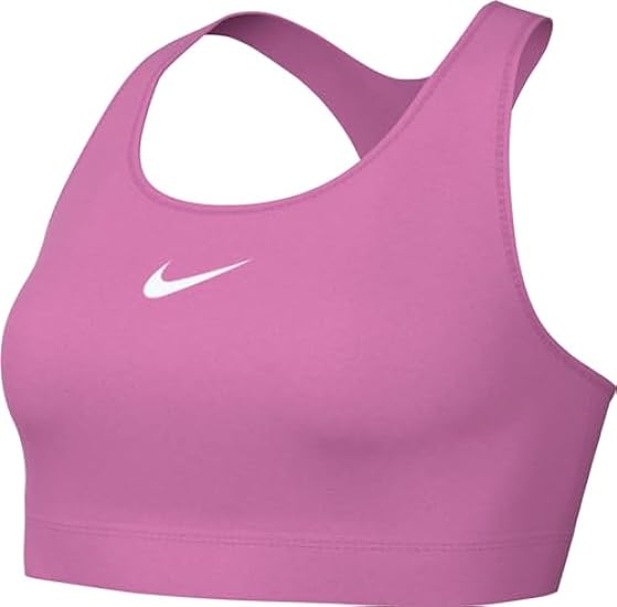Nike Women´s Bra W Nk DF Swsh HGH SPT Bra, Playful Pink/Playful Pink/White, DX6815-675, 1XA-B 094057185