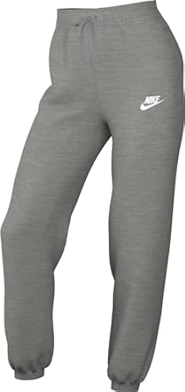 Nike DQ5800-063 W NSW Club FLC MR OS Pant Pantaloni Sportivi Donna Dk Grey Heather/White Taglia 2XL-S 891431328