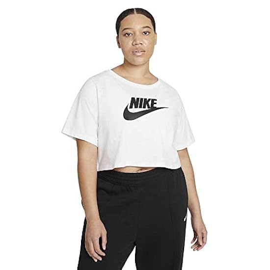 Nike W NSW Tee Esnt CRP ICN FTR Pls T-Shirt Donna 18809