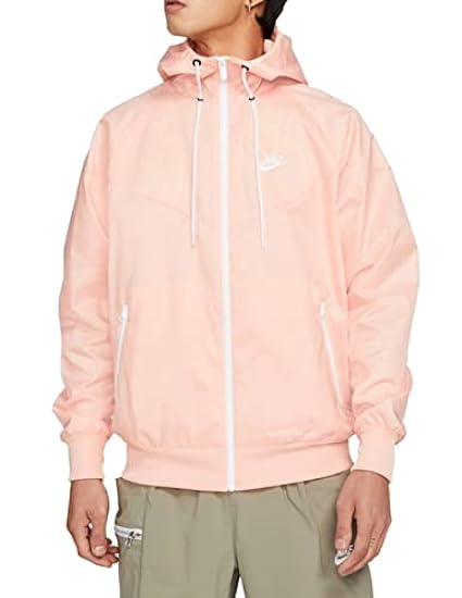 NIKE Sportswear Windrunner con cappuccio giacca a vento giacca da uomo pesca arancio artico uomo unisex taglia M, Pesca, M 285666253