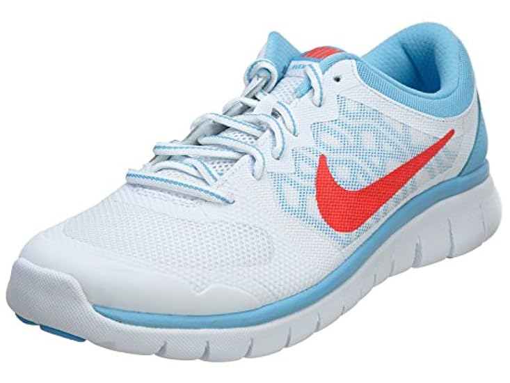 Nike Flex 2015 Run (GS) Laufschuhe white-bright crimson