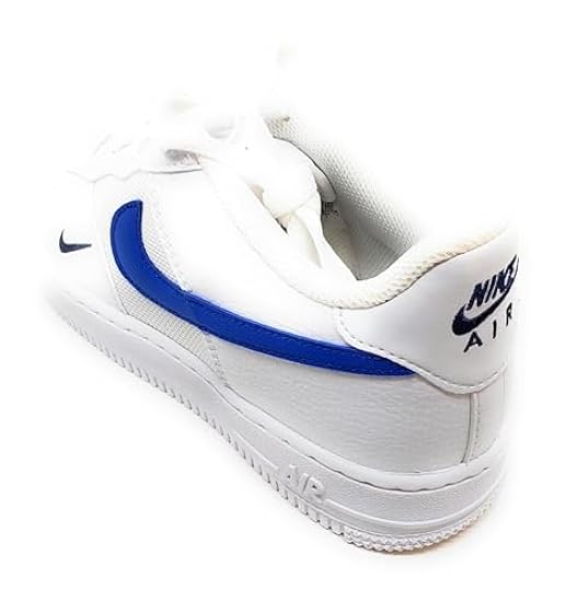 Nike Air Force 1 Bianco/Blu Royal Sneaker per Ragazzi FN3875-100 Numero 38 627503512