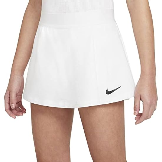 Nike DF Victory Flouncy Gonna da Tennis, Bianco, Taglia Unica Unisex-Bambini 536522772