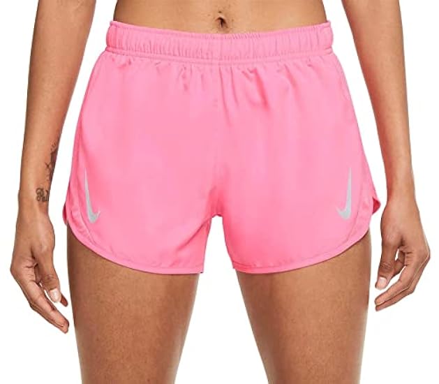 Nike W NK DF Tempo Race Short Pantaloncini, Hyper Pink/
