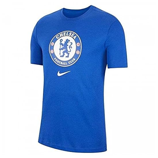 Nike 2021-2022 Chelsea Evergreen Crest Tee (Royal Blue)