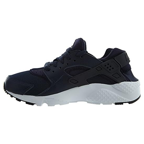 Nike huarache run (GS) 3035 654275 407 blu - scarpe sportive unisex pelle-tela (obsidian-white-dark) (36.5) 548733210