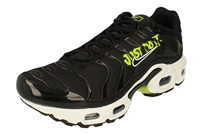 Nike Air Max Plus I GS Running Trainers DM3264 Sneakers Scarpe (UK 6 US 6.5Y EU 39, Black Volt White 001) 147761567