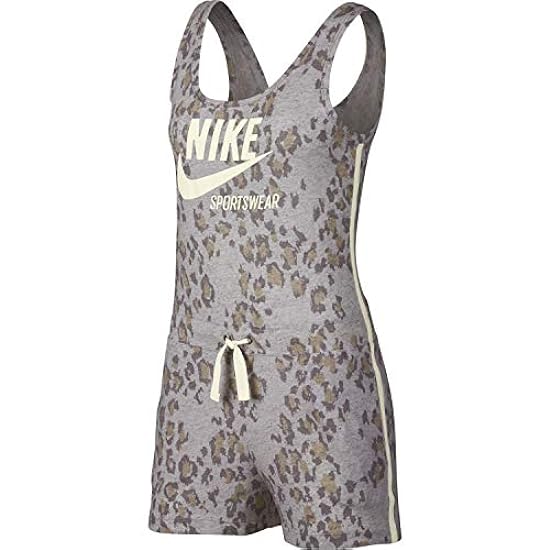 Nike W NSW Gym VNTG Rmpr Leopard Tuta Donna 541434297