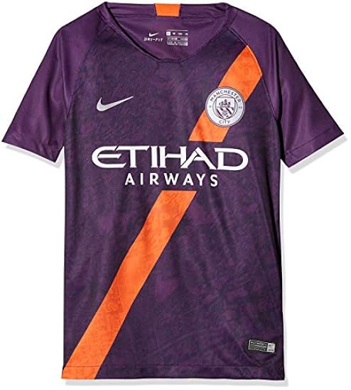 Nike - Manchester City FC Breathe Stadium 3rd, T-Shirt Unisex - Bambini 462888019