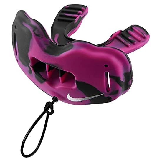 Nike Alpha Lip Protector - Paradenti da calcio, colore: rosa | nero | bianco 725463016