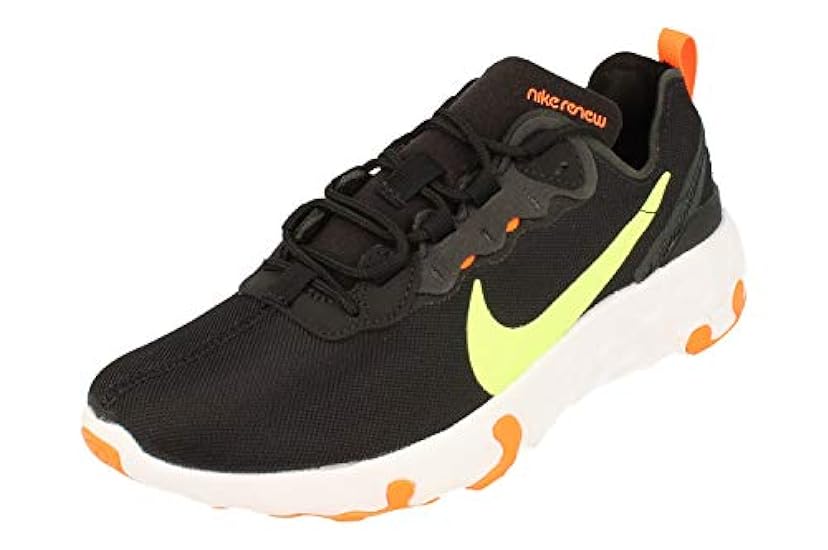 Nike Renew Element 55 GS Running Formatori CV9644 Scarpe Da Ginnastica, nero (Nero Fantasma Verde Totale Arancione 001), 36.5 EU 435010724