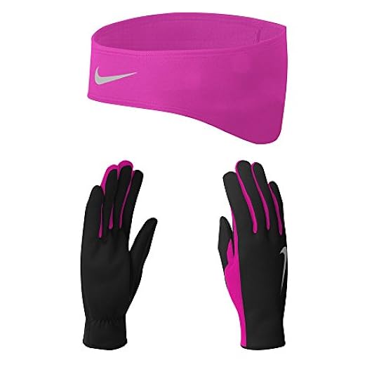 Nike Womens Running Dri-Fit Glove/Headband Set 41316506