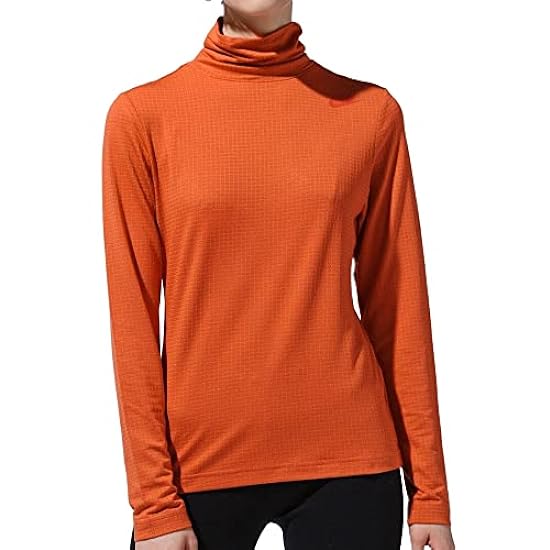 Nike T-Shirt Maniche Lunghe Arancione Donna Mocku 34598