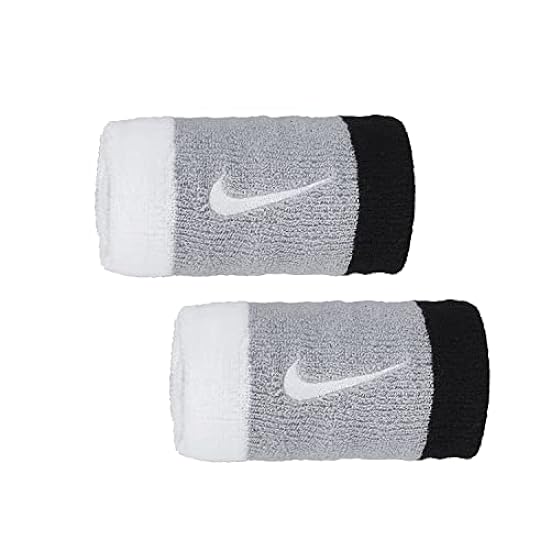 Nike Swoosh Doublewide Wristbands Coppia Polsini Tennis