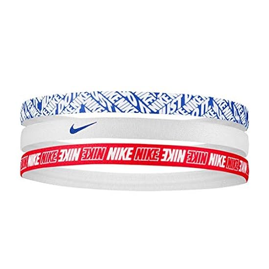 Nike Printed - Fascia per la pelle, 3 pezzi, colore: rosa/bianco/blu 069509918