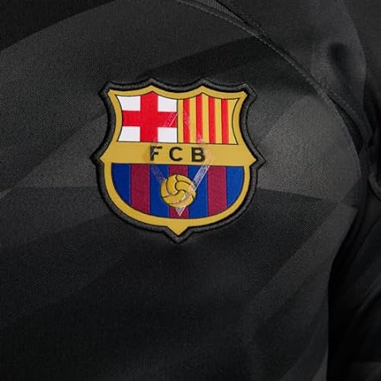 Barcelona FC FCB M Nk DF Stad JSY LS GK T-Shirt Uomo 185603158