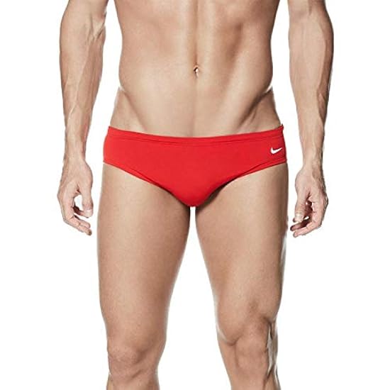 Nike Poly Core Solid Costume Slip Uomo Rosso NESS4030614 070162936