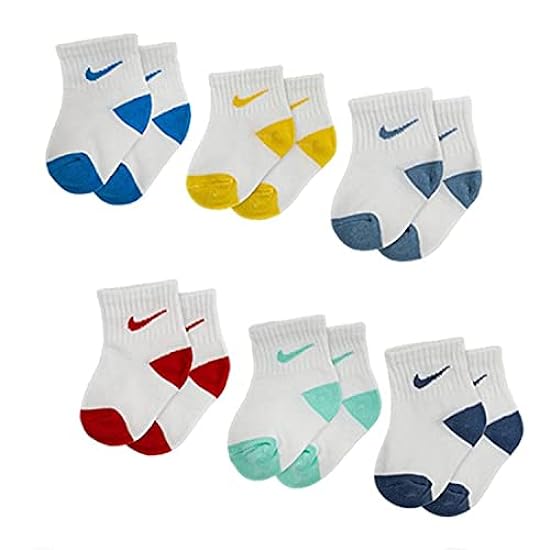 Nike Kids Pn0299 Quarter Socks 6 Pairs EU 18 1/2-23 1/2 910541235